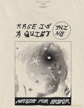 Hayley Williams: Unisex T-Shirt: Rage (Natural) (Medium)