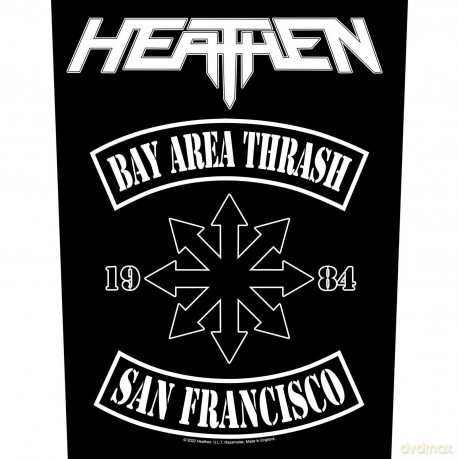 Heathen: Back Patch: Bay Area Thrash