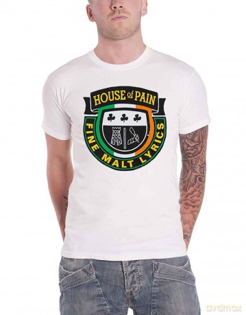House Of Pain: Unisex T-Shirt: Fine Malt (White) (Large)