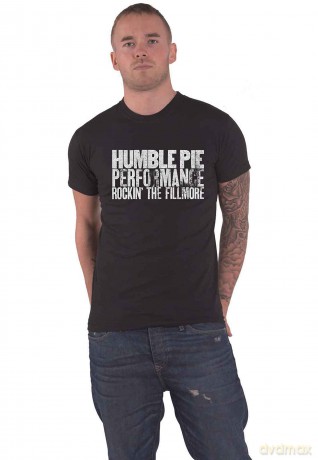 Humble Pie: Unisex T-Shirt: Rockin The Fillmore (Black) (Medium)