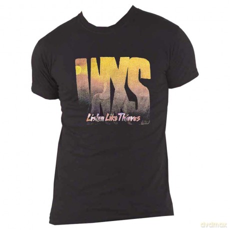 Inxs: INXS Unisex T-Shirt: Listen Like Thieves Tour (Black) (Back Print) (Small)