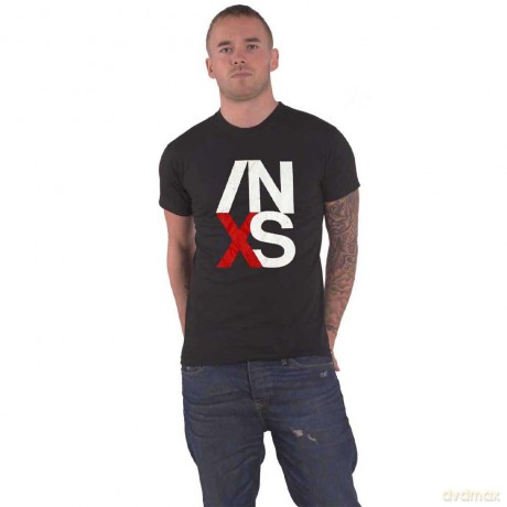 Inxs: INXS Unisex T-Shirt: US Tour (Black) (Back Print) (X-Large)