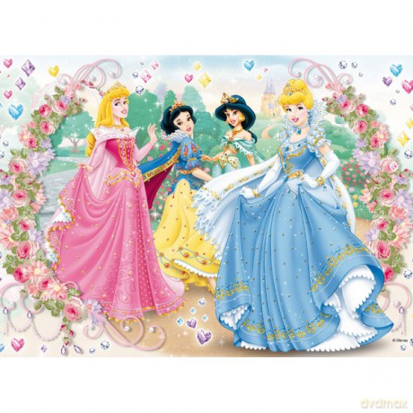 CLEMENTONI 104 EL. Klejnoty Księżniczek [PUZZLE]
