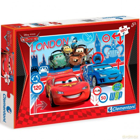 CLEMENTONI 180 el. Cars 2 [PUZZLE]