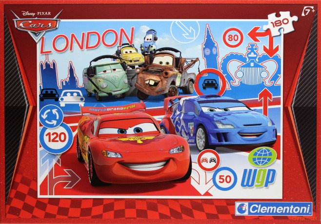 CLEMENTONI 180 el. Cars 2 [PUZZLE]