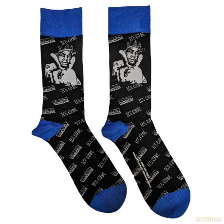 Ice Cube: Unisex Ankle Socks: B&W Photo (Black) (UK Size 7 - 11)