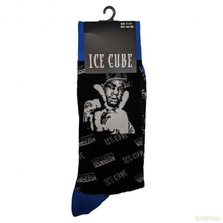 Ice Cube: Unisex Ankle Socks: B&W Photo (Black) (UK Size 7 - 11)