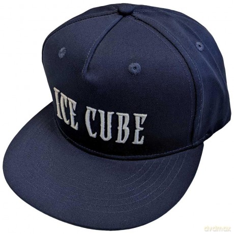 Ice Cube: Unisex Snapback Cap: Logo (Navy Blue)