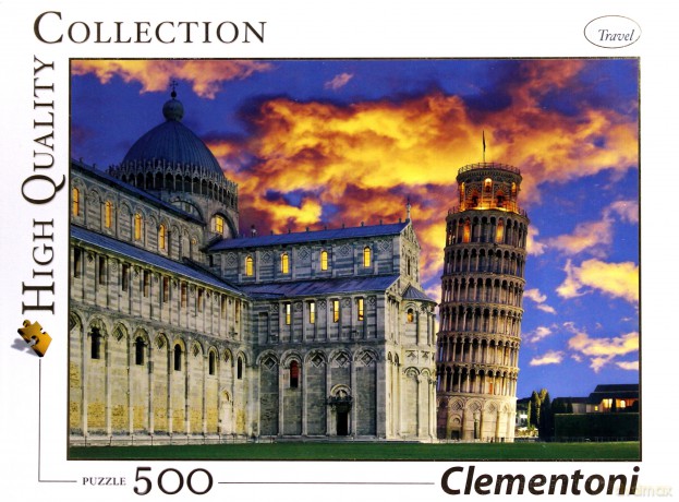 CLEMENTONI 500 el. Krzywa Wieża w Pizie [PUZZLE]