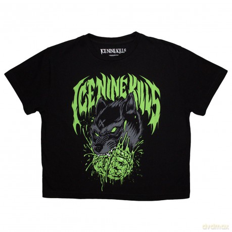 Ice Nine Kills: Ladies Crop Top: Wolf (Black) (Medium)