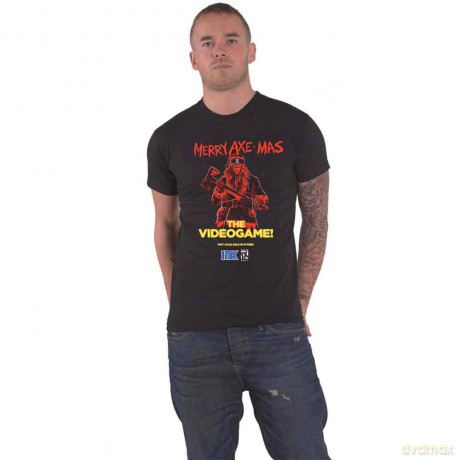 Ice Nine Kills: Unisex T-Shirt: Merry Axemas (Black) (Medium)