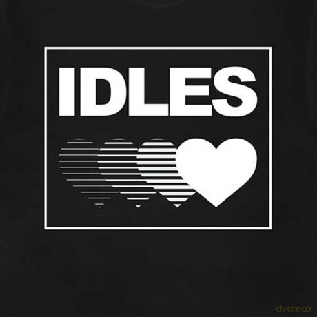 Idles: Unisex T-Shirt: Gradient Heart (Black) (Large)