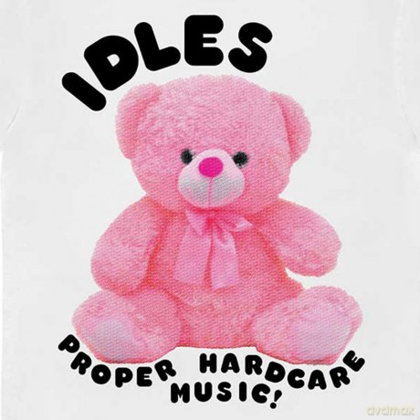 Idles: Unisex T-Shirt: Proper Hardcore (White) (Small)
