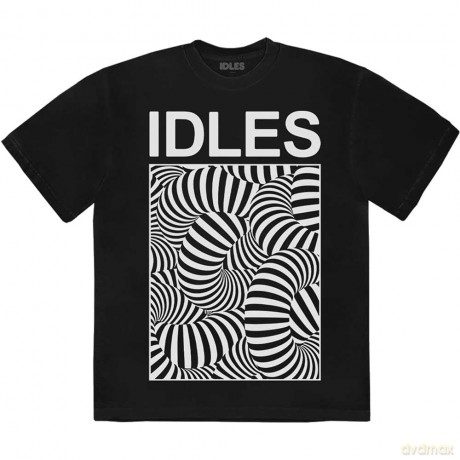 Idles: Unisex T-Shirt: Psych Tubes (Black) (Large)