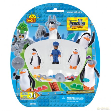 COBI Pingwiny Figurki 3pak na blistrze [KLOCKI]
