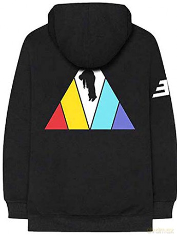 Imagine Dragons: Men's Zipped Hoodie: Triangle (Back Print) (Large)