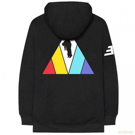 Imagine Dragons: Men's Zipped Hoodie: Triangle (Back Print) (Large)