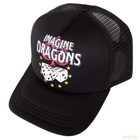 Imagine Dragons: Unisex Mesh Back Cap: Dice (Black)