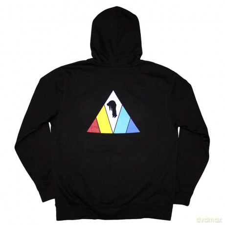 Imagine Dragons: Unisex Pullover Hoodie: Triangle (Black) (Back & Sleeve Print) (Large)