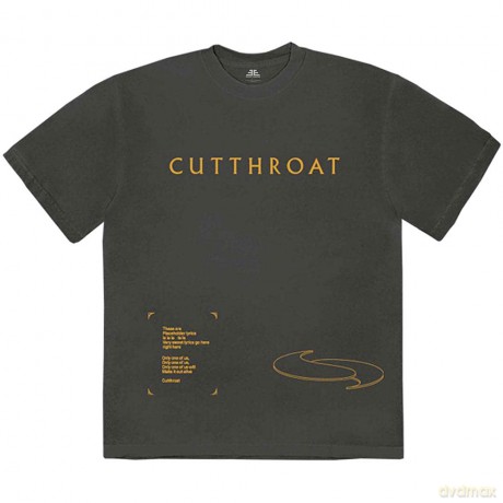 Imagine Dragons: Unisex T-Shirt: Cutthroat Symbols (Charcoal Grey) (Back Print) (Large)