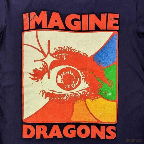 Imagine Dragons: Unisex T-Shirt: Eye (Navy Blue) (X-Large)