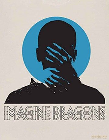Imagine Dragons: Unisex T-Shirt: Follow You (Natural) (Back Print) (Large)