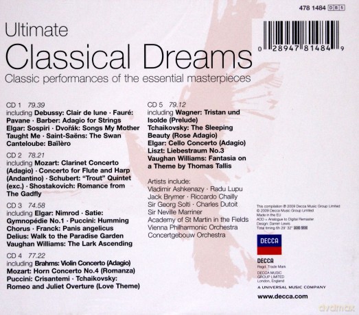 Ultimate Classical Dreams [5CD]