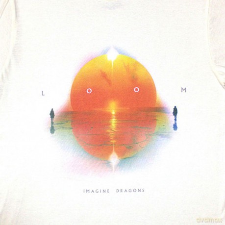 Imagine Dragons: Unisex T-Shirt: Loom Sunset (Natural) (Medium)