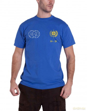 Imagine Dragons: Unisex T-Shirt: Lyrics (Blue) (Back Print) (X-Large)