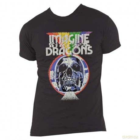 Imagine Dragons: Unisex T-Shirt: Magic (Black) (Back Print) (Large)