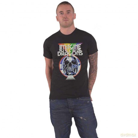 Imagine Dragons: Unisex T-Shirt: Magic (Black) (Back Print) (Small)
