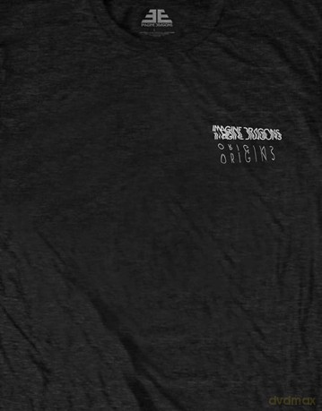 Imagine Dragons: Unisex T-Shirt: Original Circle Glitch (Black) (Back Print) (X-Large)