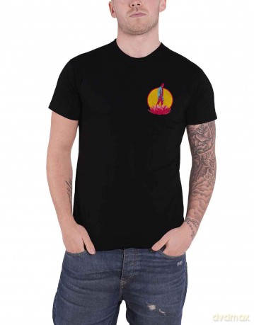 Imagine Dragons: Unisex T-Shirt: Origins Lotus (Black) (Back Print) (Medium)