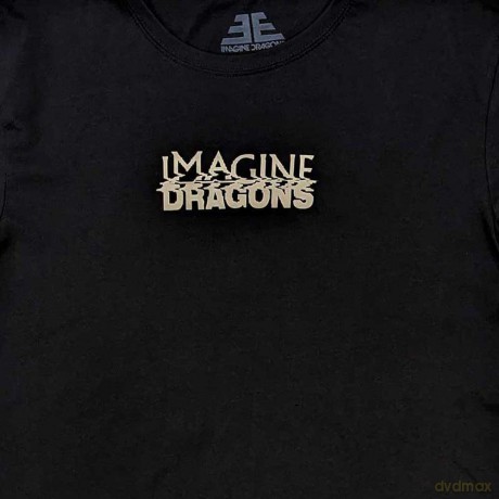 Imagine Dragons: Unisex T-Shirt: Skull (Black) (Large)