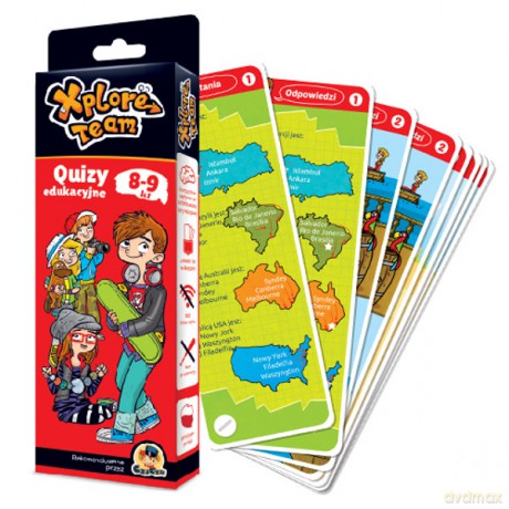 CZUCZU Explore Quizy edukacyjne 8-9 lat [GRA]