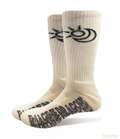 Imagine Dragons: Unisex Terry Socks: Follow You (White) (UK Size 7 - 11)