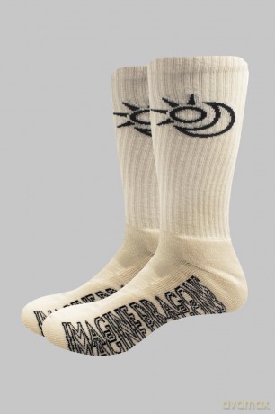 Imagine Dragons: Unisex Terry Socks: Follow You (White) (UK Size 7 - 11)