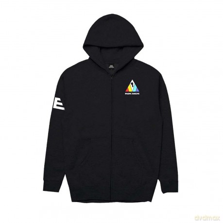 Imagine Dragons: Unisex Zipped Hoodie: Triangle (Black) (Back Print) (XXXX-Large)