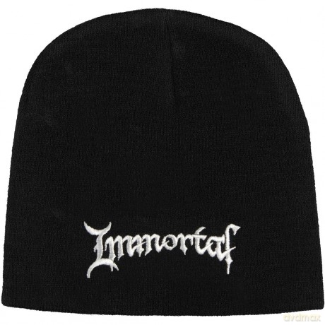 Immortal: Unisex Beanie Hat: Logo (Black)