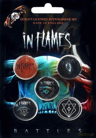 In Flames: Button Badge Pack: Battles