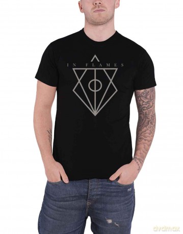 In Flames: Men's Tee: Jester head (Small)