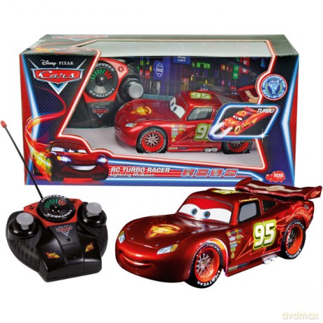 DICKIE Cars RC Świecący neonowy McQueen (Auta) [ZABAWKA]