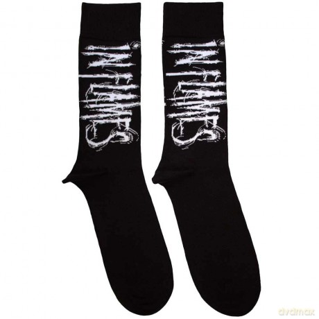 In Flames: Unisex Ankle Socks: Logo (Black) (UK Size 7 - 11)