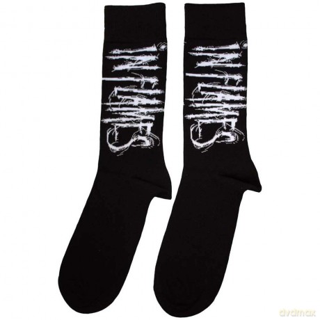 In Flames: Unisex Ankle Socks: Logo (Black) (UK Size 7 - 11)