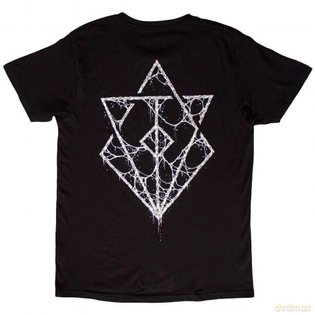 In Flames: Unisex T-Shirt: Buried in Time (Black) (Back Print) (Small)