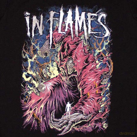 In Flames: Unisex T-Shirt: Nothing But Pain (Black) (Small)