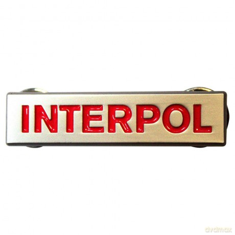 Interpol: Keychain: Text Logo
