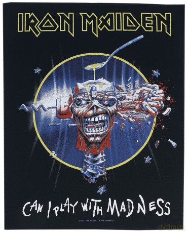 Iron Maiden: Back Patch: Can I Play With Madness
