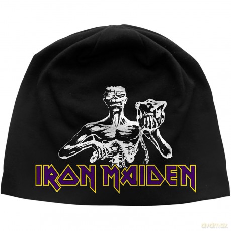 Iron Maiden: Beanie Hat: Seventh Son (Discharge Print)