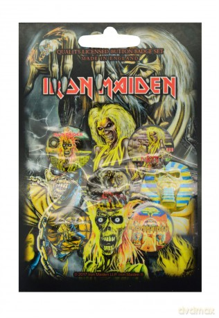 Iron Maiden: Button Badge Pack: Early Albums